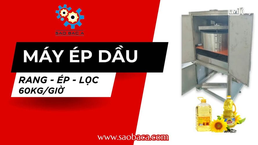 Máy ép dầu thực vật công nghiệp