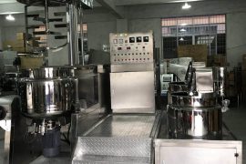 Máy nhũ hóa chân không và tầm quan trọng trong sản xuất sản phẩm mỹ phẩm