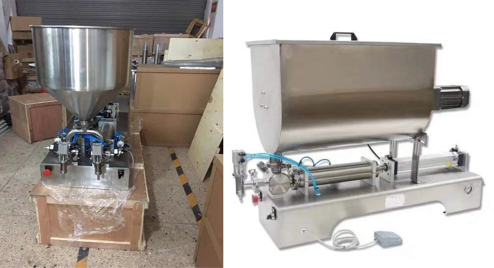 máy chiết rót dịch sệt bán tự động