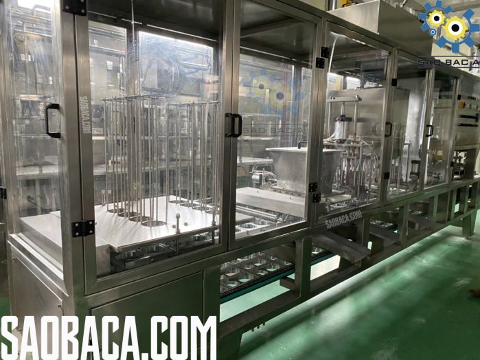 máy chiết rót sữa chua công nghiệp