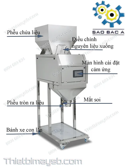 Cân định lượng bột